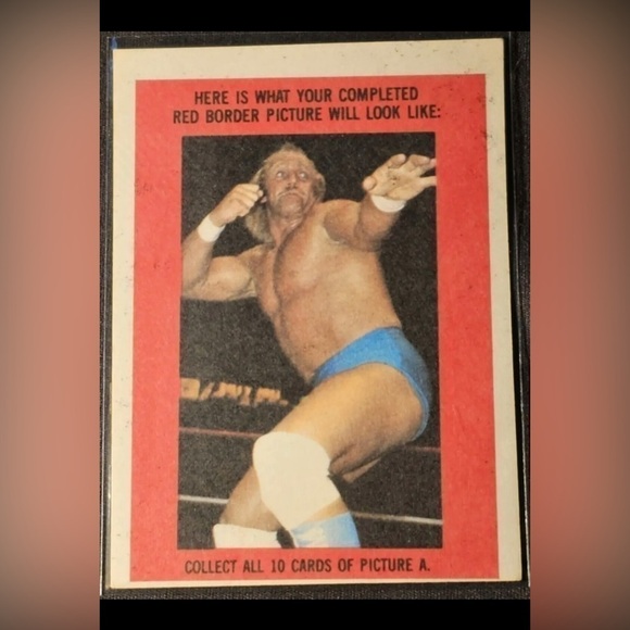 1985 TOPPS WWF Hulk Hogan Rookie Card - Picture 2 of 2